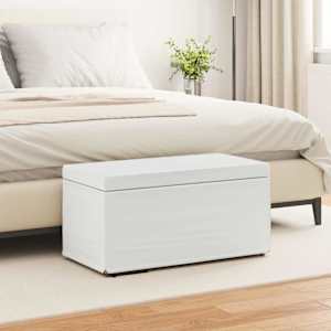 Stolica Bela 81 x 41 x 40 cm Umetno Usnje in Umetno Leseno