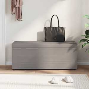 Stolička Taupe 101 x 41 x 40 cm Látka a Syntetické Dřevo - obrázek 3