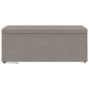 Stolička Taupe 101 x 41 x 40 cm Látka a Syntetické Dřevo - obrázek 4