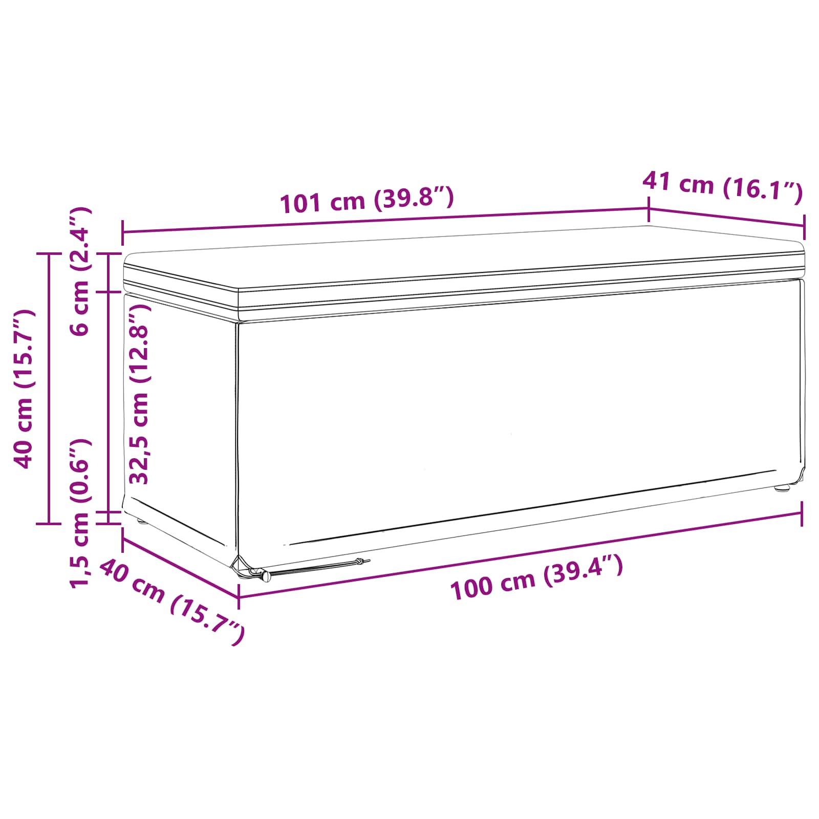 Jalgtool Roosa 101 x 41 x 40 cm Samet ja Töödeldud Puit 9 Kõik vajalik sinu aeda ja koju! Jalgtool Roosa 101 x 41 x 40 cm Samet ja Töödeldud Puit - Image 9