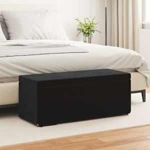 Stolica Črna 101 x 41 x 40 cm Samet in Umetno Leseno