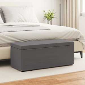 Stolica Siva 101 x 41 x 40 cm Umetno Usnje in Umetno Leseno