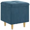 vidaXL Pehme diivan voodiga Sinine 40 x 40 x 45 cm Samet
