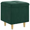 vidaXL Pehme diivan voodiga Tume rohelise 40 x 40 x 45 cm Samet