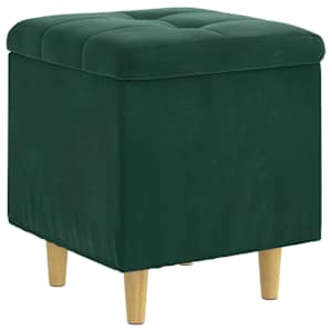 vidaXL Pehme diivan voodiga Tume rohelise 40 x 40 x 45 cm Samet