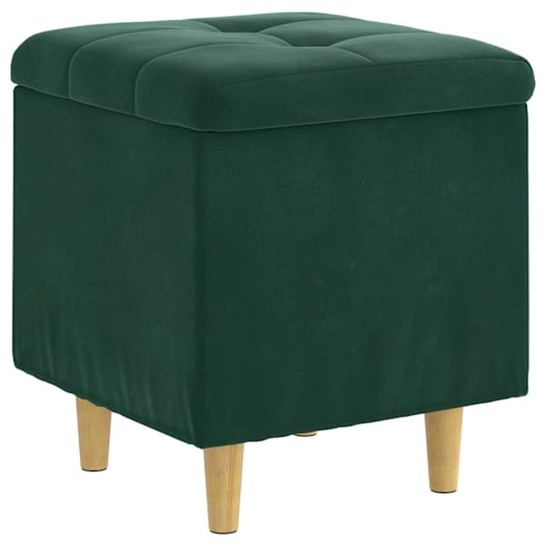 vidaXL Pehme diivan voodiga Tume rohelise 40 x 40 x 45 cm Samet