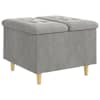 vidaXL Pehme diivan voodiga Helehall 60 x 60 x 45 cm Samet
