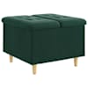 vidaXL Pehme diivan voodiga Tume rohelise 60 x 60 x 45 cm Samet