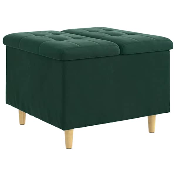 vidaXL Pehme diivan voodiga Tume rohelise 60 x 60 x 45 cm Samet