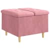 vidaXL Pehme diivan voodiga Roosa 60 x 60 x 45 cm Samet