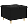 vidaXL Pehme diivan voodiga Must 60 x 60 x 45 cm Samet