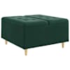 vidaXL Pehme diivan voodiga Tume rohelise 80 x 80 x 45 cm Samet