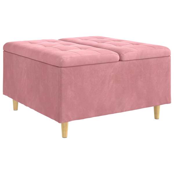 vidaXL Pehme diivan voodiga Roosa 80 x 80 x 45 cm Samet