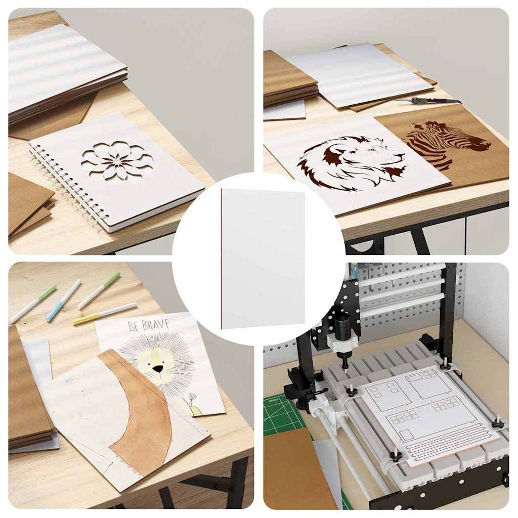 Dekor Paneelid 50 pcs Valge 15 x 21 x 0.3 cm Tehispuit 7 Kõik vajalik sinu aeda ja koju! Dekor Paneelid 50 pcs Valge 15 x 21 x 0.3 cm Tehispuit - Image 7