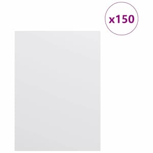 Dekorační panely 150 pcs Bílá 15 x 21 x 0.27 cm - obrázek 3