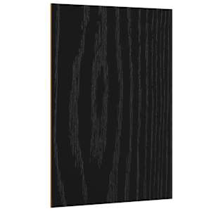 vidaXL Dekor Paneelid 12 tk Must tamm 15 x 21 x 0,27 cm Tehispuit