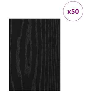 Dekorační panely 50 pcs Černý dub 15 x 21 x 0.27 cm - obrázek 3