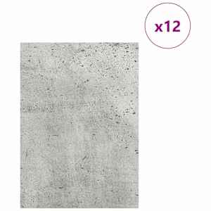 Dekorační panely 12 pcs Betonově šedá 15 x 21 x 0.27 cm - obrázek 3
