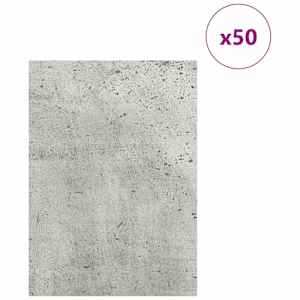 Dekorační panely 50 pcs Betonově šedá 15 x 21 x 0.27 cm - obrázek 3