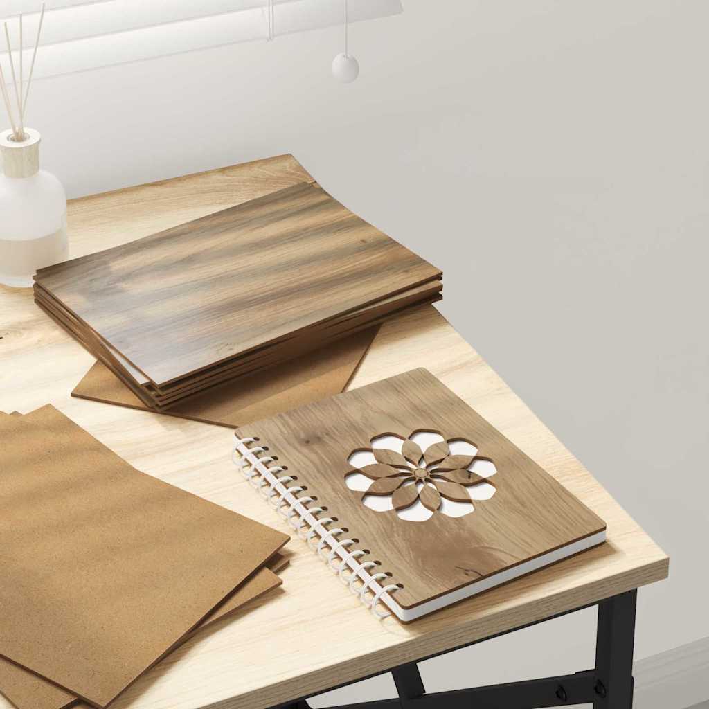 vidaXL Panouri decorative 12 pcs stejar artizanal 15 x 21 x 0.3 cm