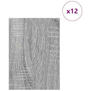 Dekorační panely 12 pcs Šedá Sonoma 21 x 30 x 0,27 cm - obrázek 3
