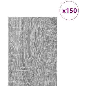 Dekorační panely 150 pcs Šedá Sonoma 21 x 30 x 0,27 cm - obrázek 3