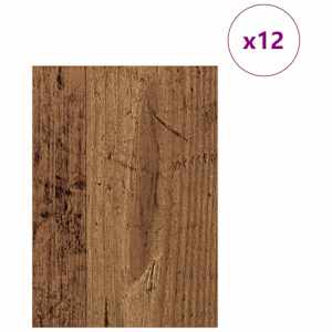 Dekorační panely 12 pcs Staré dřevo 21 x 30 x 0,27 cm - obrázek 3