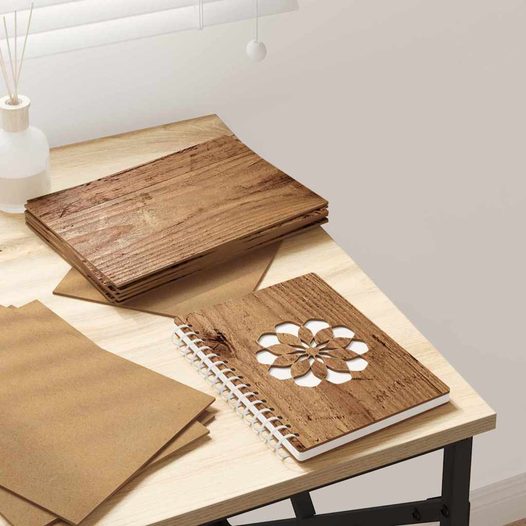 vidaXL Panouri de decor 50 pcs Lemn vechi 21 x 30 x 0.3 cm