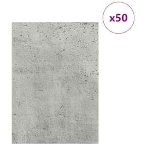 Dekorační panely 50 pcs Betonově šedá 30 x 42 x 0.27 cm - obrázek 3
