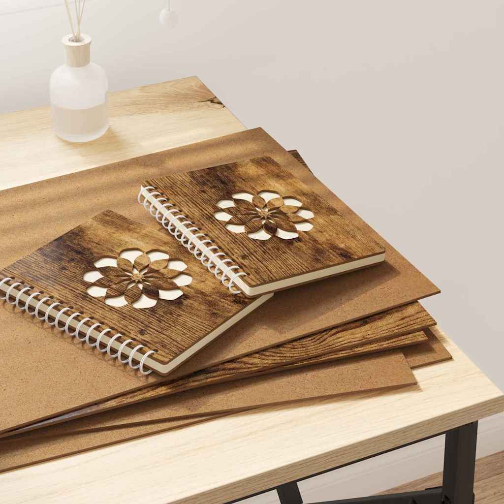 vidaXL Panouri Decor 50 pcs Stejar afumat 30 x 42 x 0.3 cm