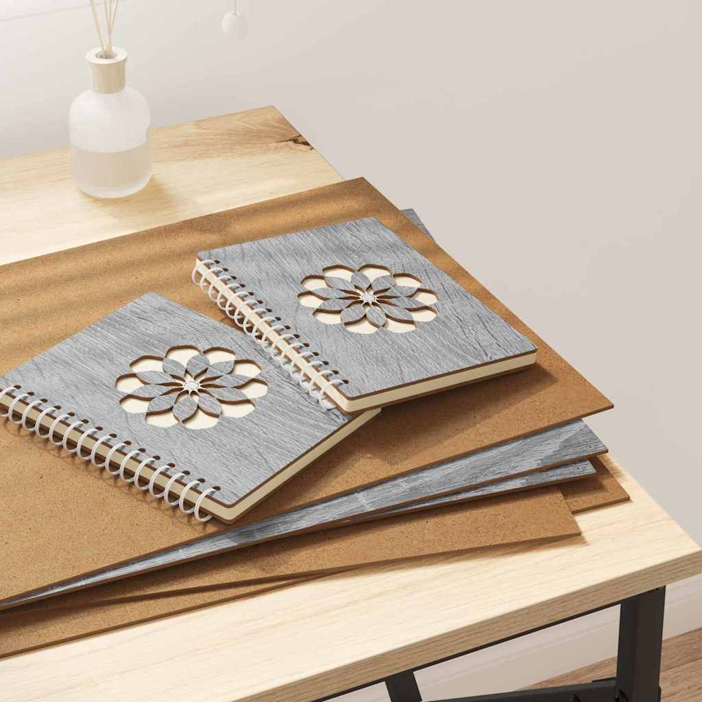vidaXL Panouri Decor 12 pcs sonoma gri 30 x 42 x 0.3 cm Lemn compozit