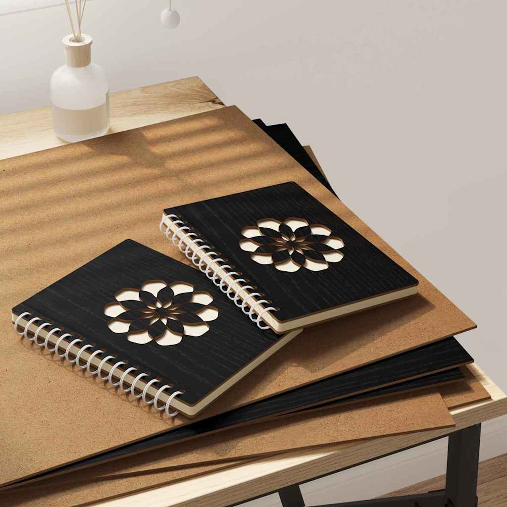 vidaXL Panouri de decor 50 pcs Stejar negru 40 x 60 x 0.3 cm