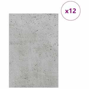 Dekorační panely 12 pcs Betonově šedá 40 x 60 x 0,27 cm - obrázek 3