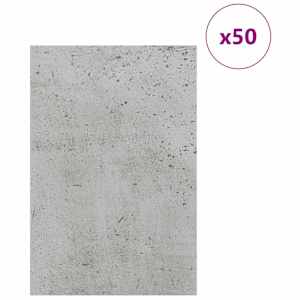 Dekorační panely 50 pcs Betonově šedá 40 x 60 x 0,27 cm - obrázek 3