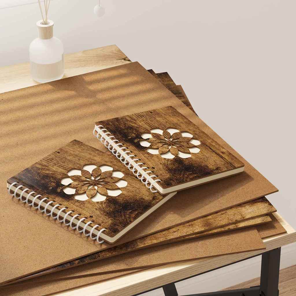 vidaXL Panouri de decor 50 pcs Stejar afumat 40 x 60 x 0.3 cm