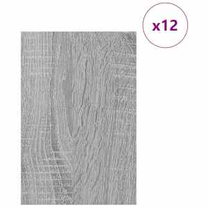 Dekorační panely 12 pcs Šedá Sonoma 40 x 60 x 0,27 cm - obrázek 3