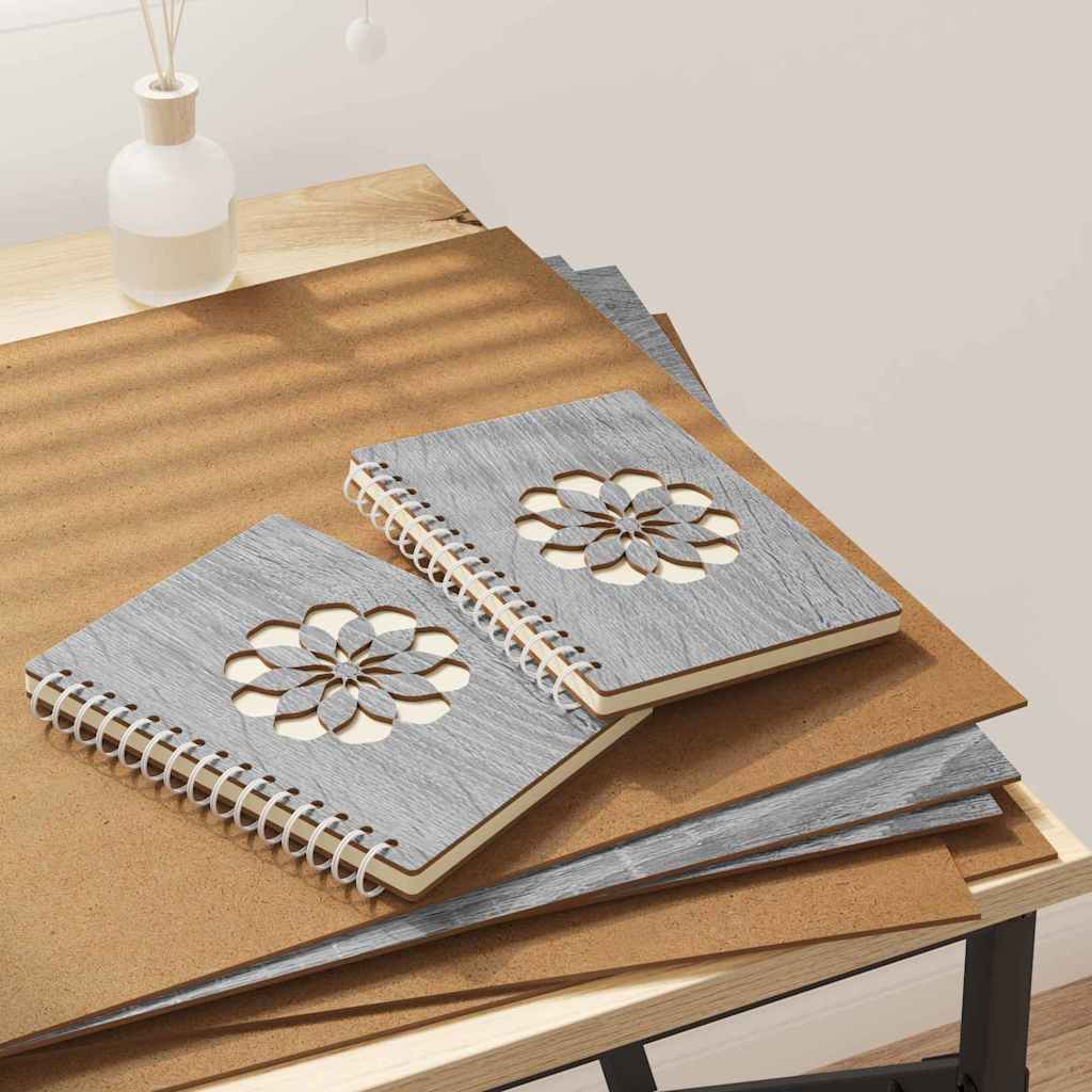 vidaXL Panouri de decor 50 pcs sonoma gri 40 x 60 x 0.3 cm