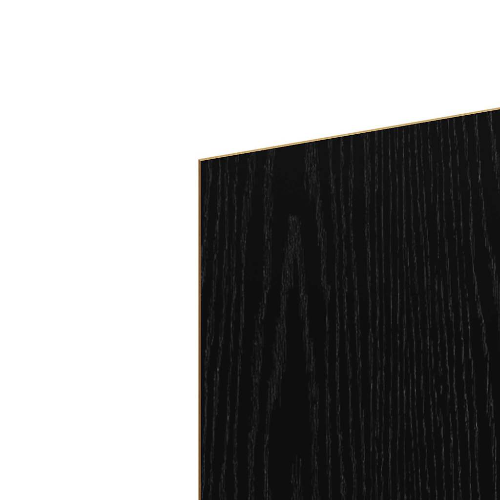 Dekor panelek 12 pcs Musta tammi 30 x 30 x 0.3 cm Faanyag 