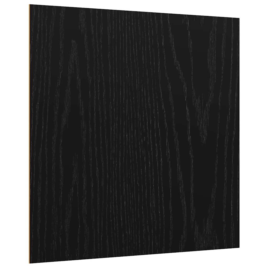 Dekor panelek 12 pcs Musta tammi 30 x 30 x 0.3 cm Faanyag 