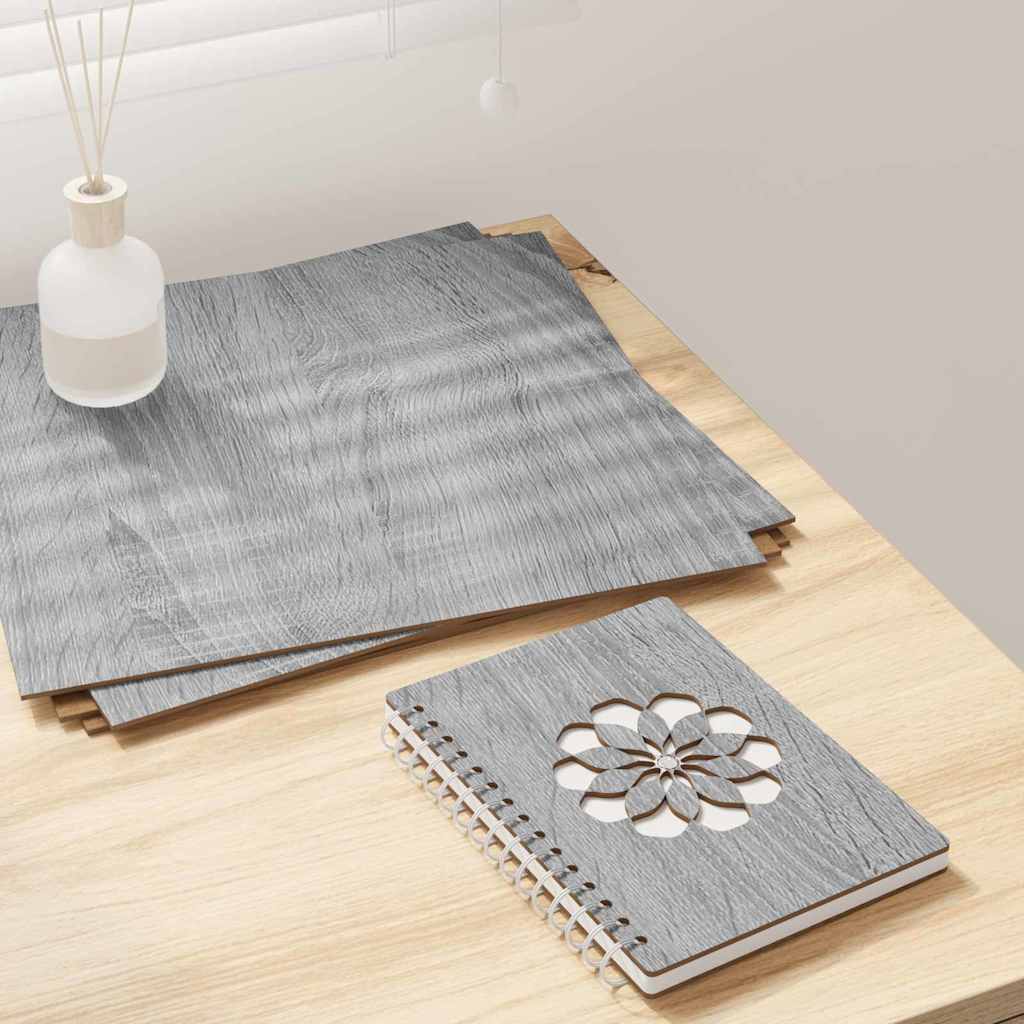 vidaXL Panouri decorative 50 pcs sonoma gri 30 x 30 x 0.3 cm