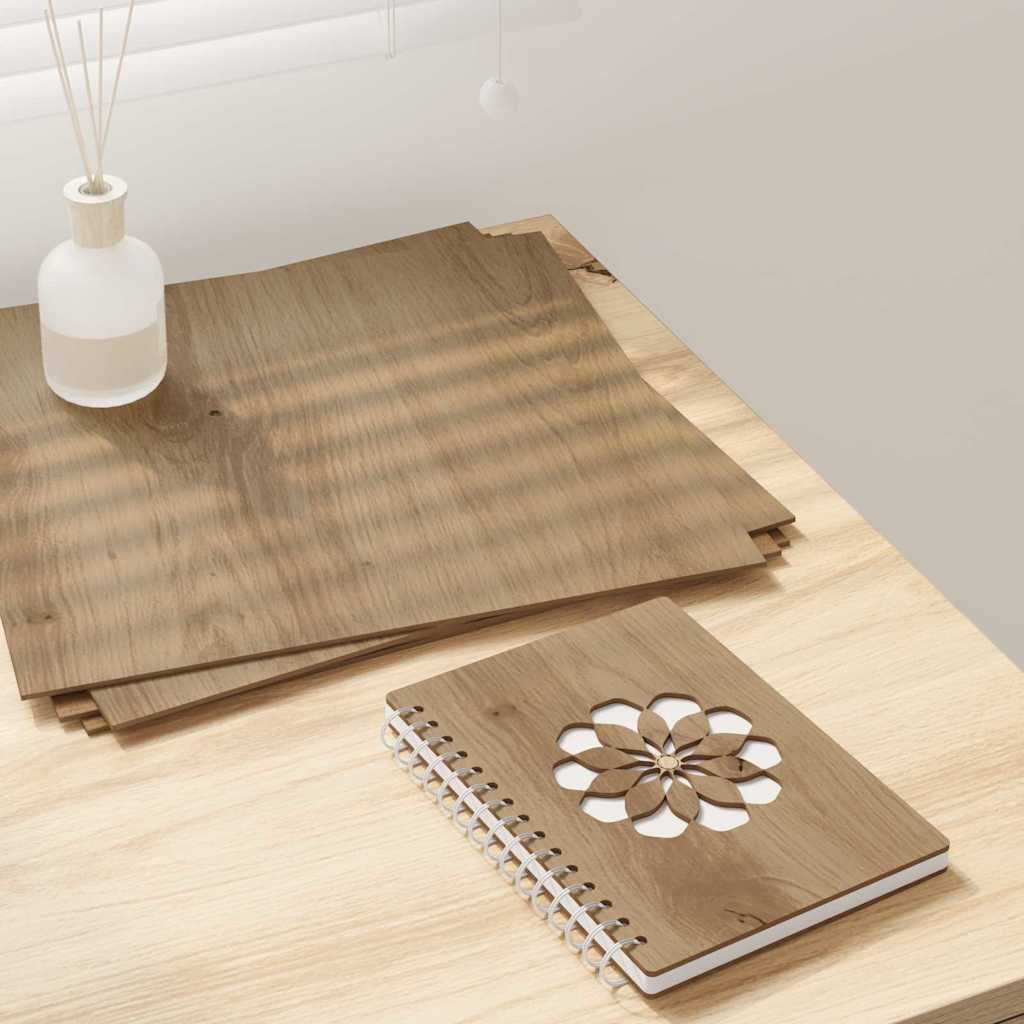 vidaXL Panouri decorative 12 pcs stejar artizanal 30 x 30 x 0.3 cm