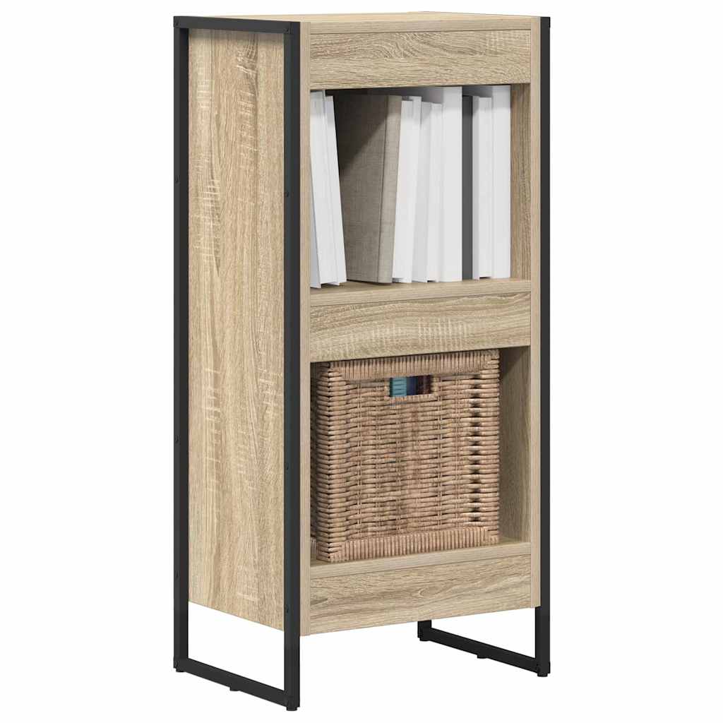 vidaXL Boekenkast Sonoma 80 x 30 x 155 cm Bewerkt hout
