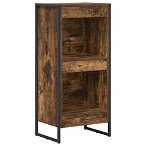 vidaXL Raamaturiiul 40 x 30 x 86,5 cm Tehispuit Suitsu tamm
