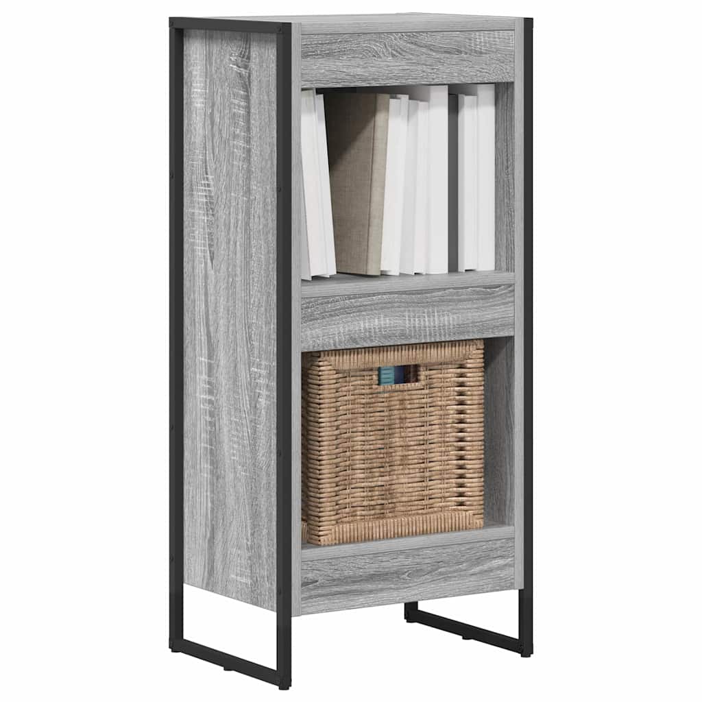 vidaXL Boekenkast Grijs Sonoma 80 x 30 x 155 cm Bewerkt hout