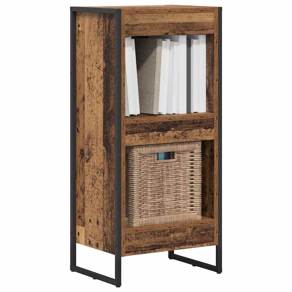 vidaXL Boekenkast Oud Hout 80 x 30 x 155 cm Bewerkt hout