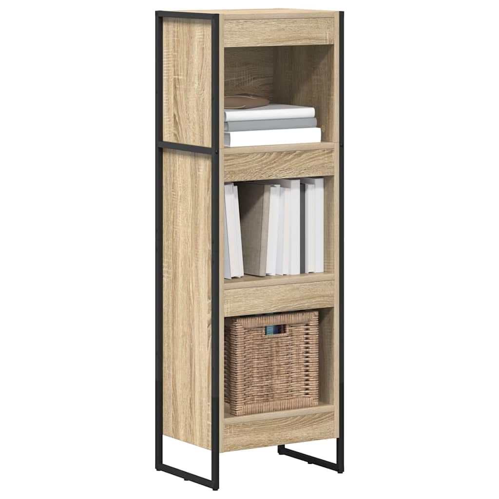 vidaXL Boekenkast Sonoma 80 x 30 x 155 cm Bewerkt hout