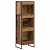 vidaXL Raamaturiiul 40 x 30 x 121 cm Tehispuit Vana puit