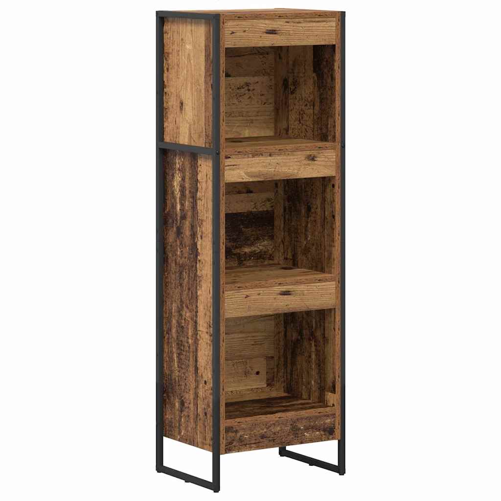 VidaXL Boekenkast Oud Hout 80 X 30 X 155 Cm Bewerkt Hout