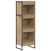 vidaXL Raamaturiiul 40 x 30 x 121 cm Tehispuit Artisani tamme
