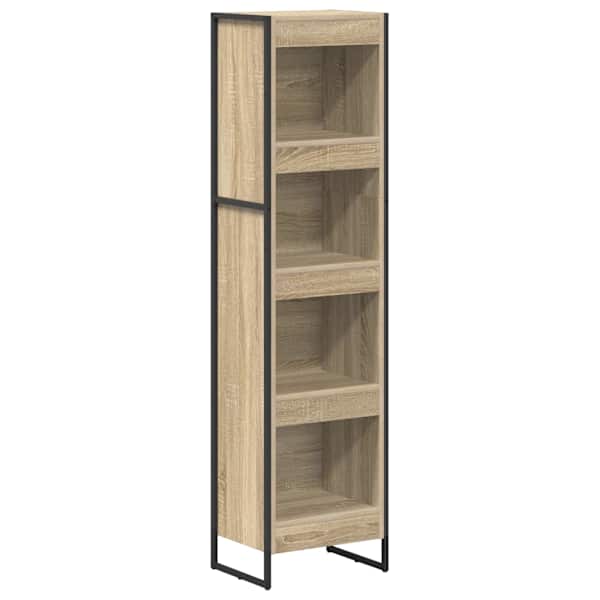 vidaXL Raamaturiiul 40 x 30 x 155 cm Tehispuit Sonoma